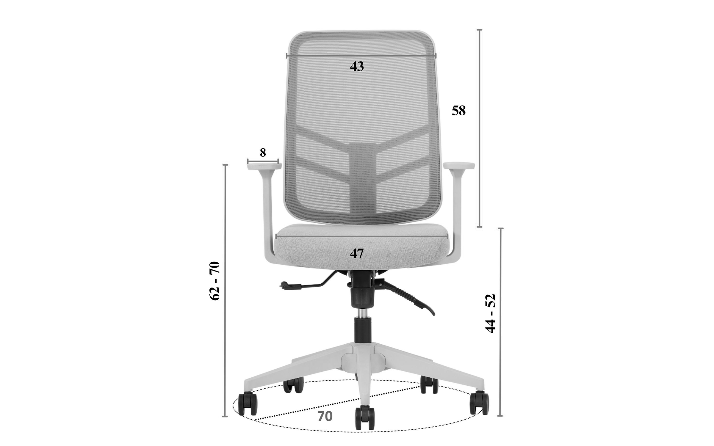 Scaun de birou Lotus, verde  2